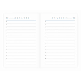 Ежедневник недатированный Attache Agenda искусственная кожа А5 176 листов черный