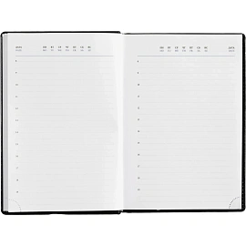 Ежедневник недатированный Attache Agenda искусственная кожа А5 176 листов черный