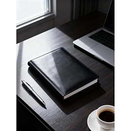 Ежедневник недатированный Attache Agenda искусственная кожа А5 176 листов черный