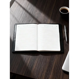 Ежедневник недатированный Attache Agenda искусственная кожа А5 176 листов черный