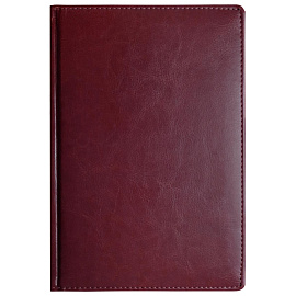 Ежедневник недатированный Attache Agenda искусственная кожа А5 176 листов бордовый