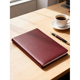 Ежедневник недатированный Attache Agenda искусственная кожа А5 176 листов бордовый