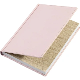 Ежедневник недатированный Attache Velvet искусственная кожа Soft Touch А5+ 136 листов светло-розовый