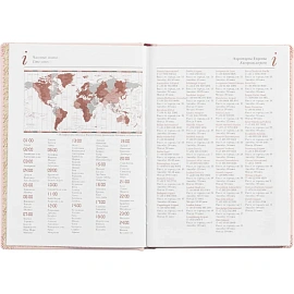 Ежедневник недатированный Attache Velvet искусственная кожа Soft Touch А5+ 136 листов светло-розовый