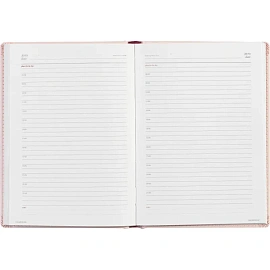 Ежедневник недатированный Attache Velvet искусственная кожа Soft Touch А5+ 136 листов светло-розовый