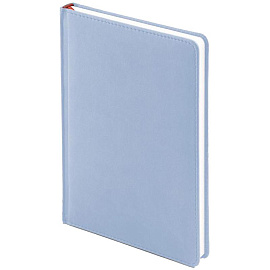 Ежедневник недатированный Attache Velvet искусственная кожа Soft Touch А5+ 136 листов голубой