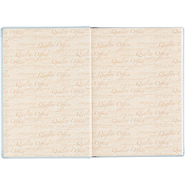 Ежедневник недатированный Attache Velvet искусственная кожа Soft Touch А5+ 136 листов голубой