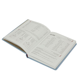 Ежедневник недатированный Attache Velvet искусственная кожа Soft Touch А5+ 136 листов голубой