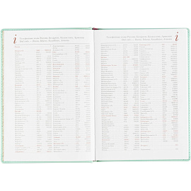 Ежедневник недатированный Attache Velvet искусственная кожа Soft Touch А5+ 136 листов мятный