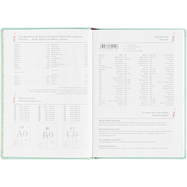 Ежедневник недатированный Attache Velvet искусственная кожа Soft Touch А5+ 136 листов мятный