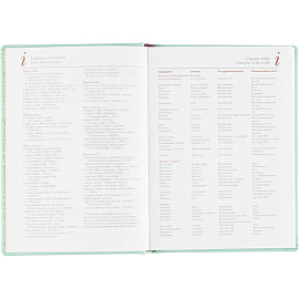 Ежедневник недатированный Attache Velvet искусственная кожа Soft Touch А5+ 136 листов мятный