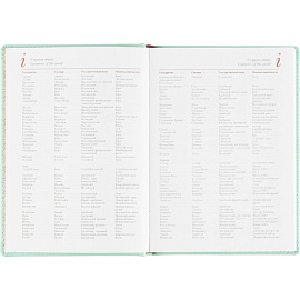 Ежедневник недатированный Attache Velvet искусственная кожа Soft Touch А5+ 136 листов мятный