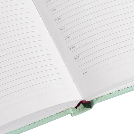 Ежедневник недатированный Attache Velvet искусственная кожа Soft Touch А5+ 136 листов мятный