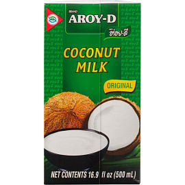 Напиток растительный Aroy-D кокосовый стерилизованный 17-19% 0.5 л