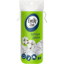 Диски ватные Emily Style 80 штук