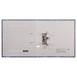 Папка-регистратор OfficeSpace, 50мм, мрамор, синяя