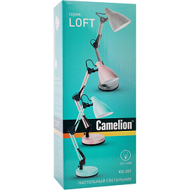 Светильник настольный Camelion KD-331 C26 коричневый