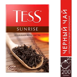 Чай листовой черный Tess Sunrise 200 г