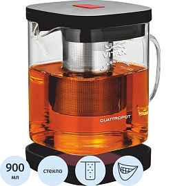 Чайник заварочный с фильтром стеклянный Vitax Warkworth VX-3310 900 мл