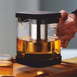 Чайник заварочный с фильтром стеклянный Vitax Warkworth VX-3310 900 мл