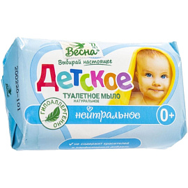 Мыло туалетное Весна Детское 90 г