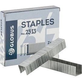 Скобы для степлера №23/13 Глобус оцинкованные (1000 штук в упаковке)
