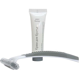 Набор бритвенный Greenery картон (бритва, гель для бритья, 200 штук в упаковке)