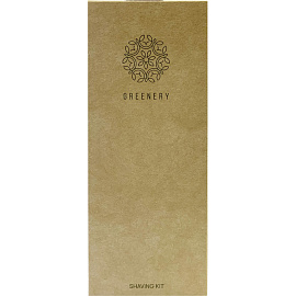 Набор бритвенный Greenery картон (бритва, гель для бритья, 200 штук в упаковке)