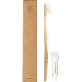 Набор зубной Greenery картон (зубная щётка, зубная паста, 200 штук в упаковке)