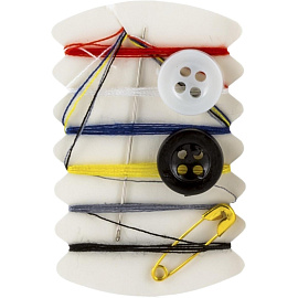 Набор швейный Greenery картон (4 предмета, 500 штук в упаковке)