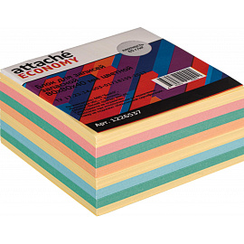 Блок для записей Attache 80x80x40 мм разноцветный (плотность 65 г/кв.м)
