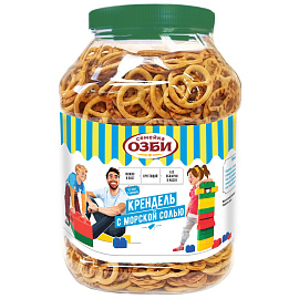 Крендели Семейка ОЗБИ с морской солью 450 г