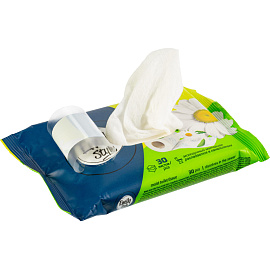 Бумага туалетная влажная Emily Style (30 листов в пачке)