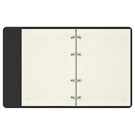 Тетрадь на кольцах А5, 80л. ЛАЙТ, кожзам, Greenwich Line "Background", тон. блок