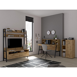 Шкаф полузакрытый Homeoffice (дуб натуральный, 644x416x1062 мм)