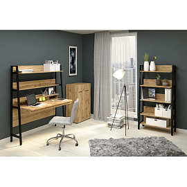 Шкаф закрытый Homeoffice (дуб натуральный, 644x416x1062 мм)