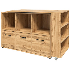 Стол компьютерный трансформер Homeoffice (дуб натуральный, 1369х420х758 мм)