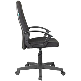 Кресло для руководителя Бюрократ CH-808LT черное (ткань, пластик) фото Кресло для руководителя Бюрократ CH-808LT черное (ткань, пластик)