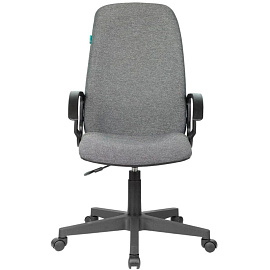 Кресло для руководителя Бюрократ CH-808LT серое (ткань, пластик) фото Кресло для руководителя Бюрократ CH-808LT серое (ткань, пластик)