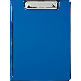 Папка-планшет с зажимом Attache A5 синяя с крышкой