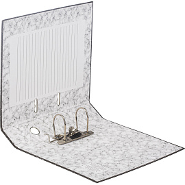 Папка-регистратор Attache Economy 70 мм чёрная бумага