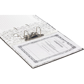 Папка-регистратор Attache Economy 70 мм чёрная бумага