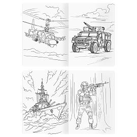 Раскраска А4, 16 стр., ТРИ СОВЫ "Для мальчиков