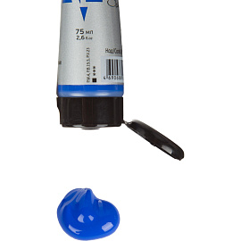 Краска акриловая Сонет синяя 75 мл в тубе