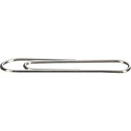 Скрепки канцелярские 28 мм Attache Economy стальные оцинкованные (100 штук в упаковке)