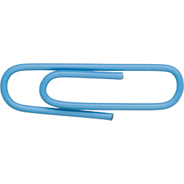 Скрепки канцелярские 28 мм Attache Economy металлические с полимерным покрытием (50 штук в упаковке)