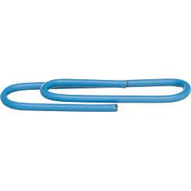 Скрепки канцелярские 28 мм Attache Economy металлические с полимерным покрытием (50 штук в упаковке)