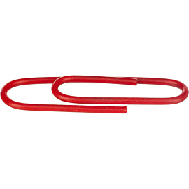 Скрепки канцелярские 28 мм Attache Economy металлические с полимерным покрытием (50 штук в упаковке)