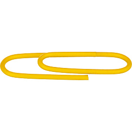 Скрепки канцелярские 28 мм Attache Economy металлические с полимерным покрытием (50 штук в упаковке)