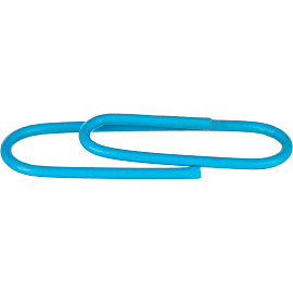 Скрепки канцелярские 28 мм Attache Economy металлические с полимерным покрытием (50 штук в упаковке)